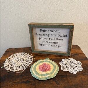 Cottage Core Bathroom Decor